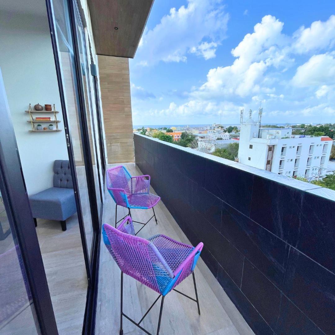 Brand New Condo With Rooftop Pool كوزوميل المظهر الخارجي الصورة