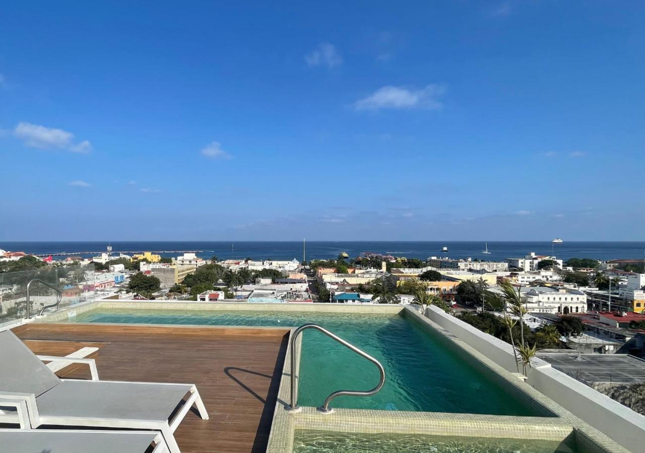 Brand New Condo With Rooftop Pool كوزوميل المظهر الخارجي الصورة