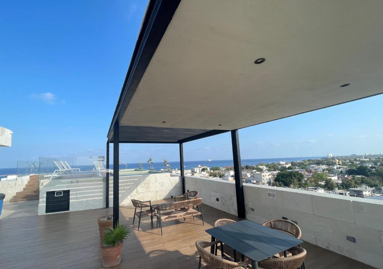 Brand New Condo With Rooftop Pool كوزوميل المظهر الخارجي الصورة